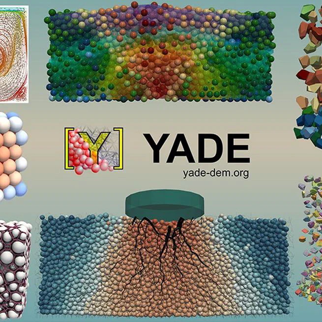 YADE - An extensible framework for the interactive simulation of multiscale, multiphase, and multiphysics particulate systems